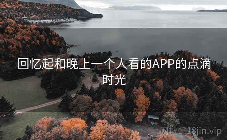 回忆起和晚上一个人看的APP的点滴时光